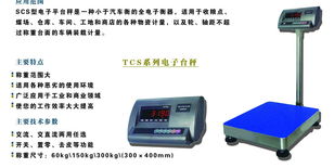 TSC系列電子臺秤 哈爾濱衡器有限責任公司銷售分公司的電子產品銷售解決方案
